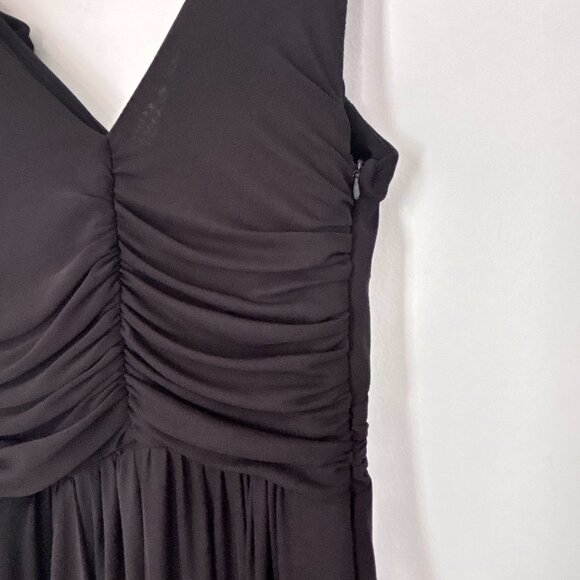 Neutral Black Evening Formal Party Prom Maxi Dress XS G32 - Picture 10 of 16